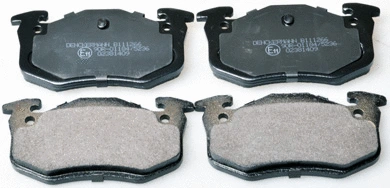 Brake Pad Set, disc brake (B111266)