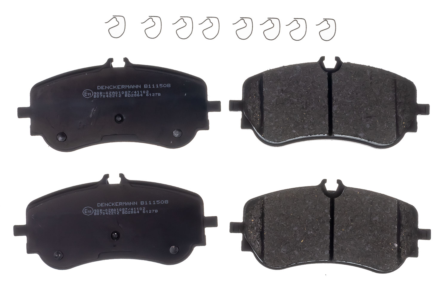 Brake Pad Set, disc brake (B111508)