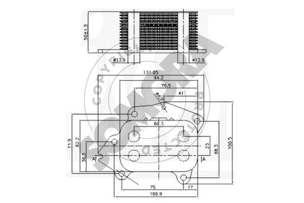 Oil Cooler, engine oil (054365)