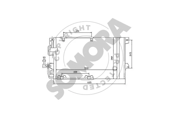Condenser, air conditioning (211760B)