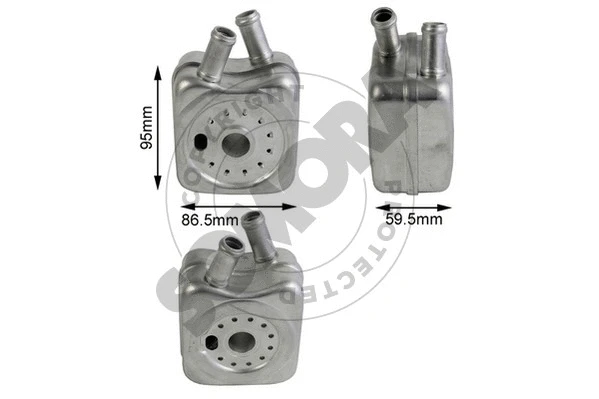 Oil Cooler, engine oil (350965B)