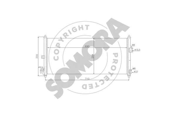 Condenser, air conditioning (192560)
