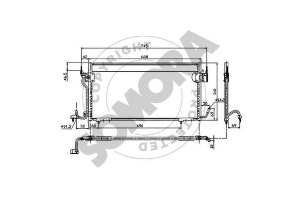Condenser, air conditioning (051260)