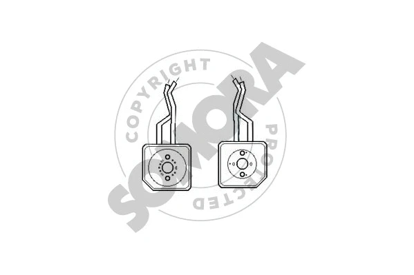 Oil Cooler, engine oil (350965D)