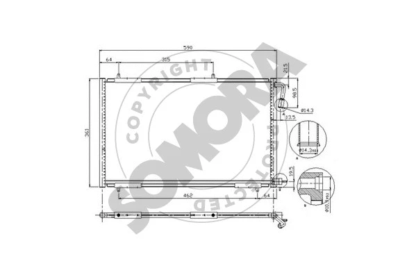 Condenser, air conditioning (221360A)