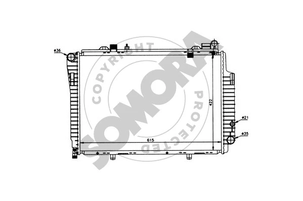Radiator, engine cooling (171249)