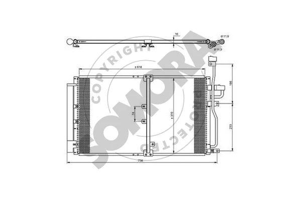 Condenser, air conditioning (067060A)