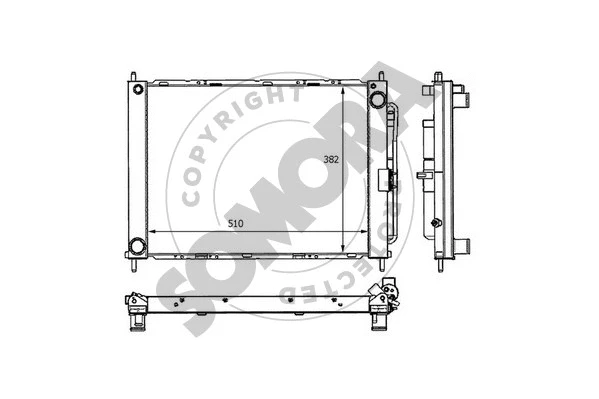 Radiator, engine cooling (241140B)