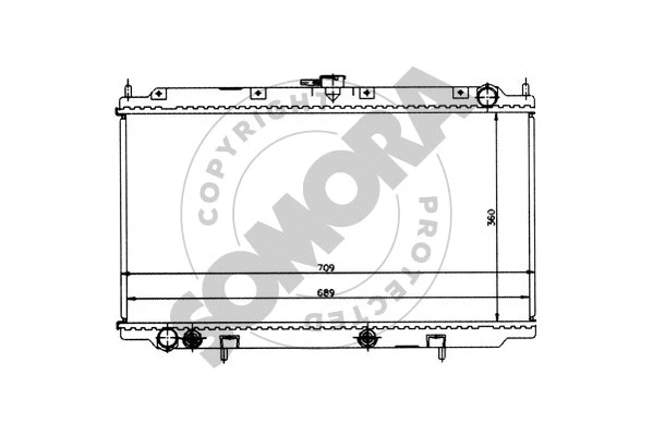 Radiator, engine cooling (192341)