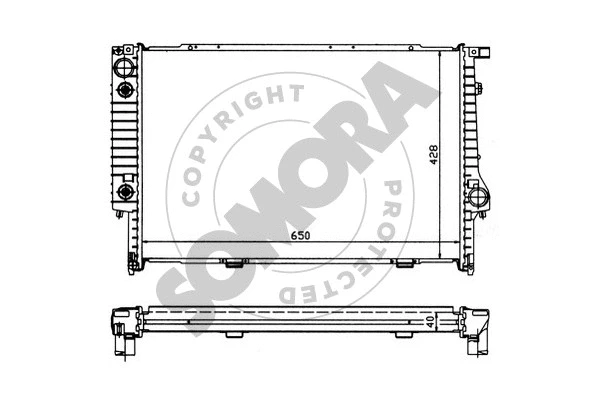 Radiator, engine cooling (041147)