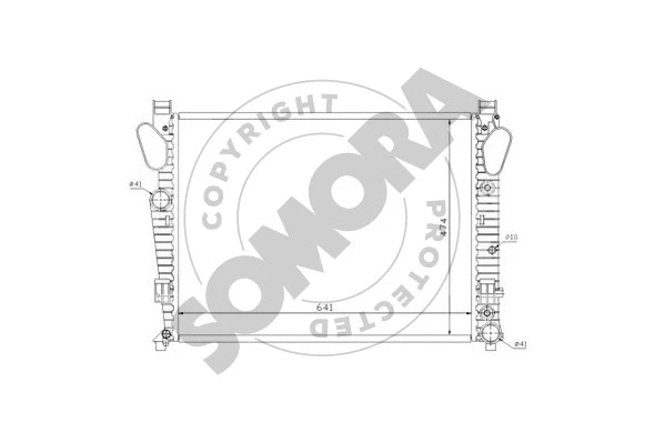 Radiator, engine cooling (174240)