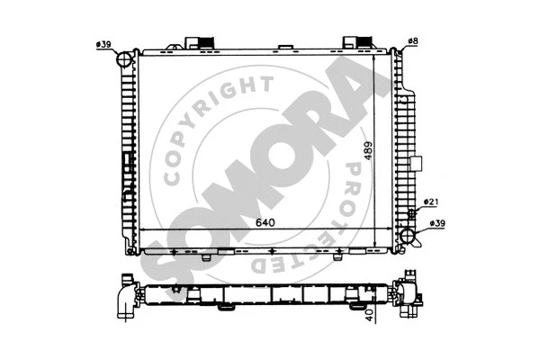 Radiator, engine cooling (170645)