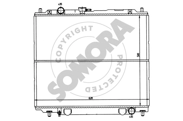 Radiator, engine cooling (183141)