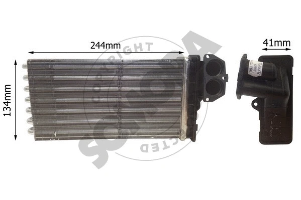 Heat Exchanger, interior heating (220750)