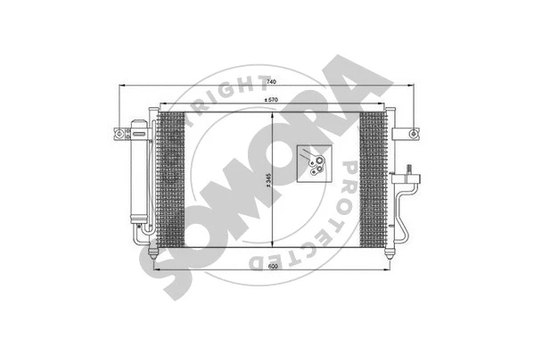 Condenser, air conditioning (131260A)