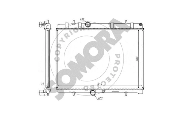 Radiator, engine cooling (223440)