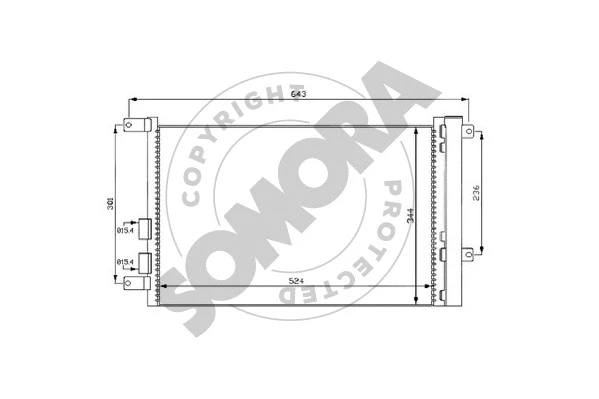 Condenser, air conditioning (010160C)