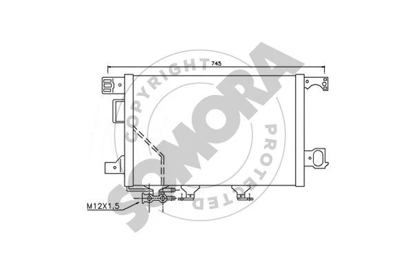 Condenser, air conditioning (171360B)