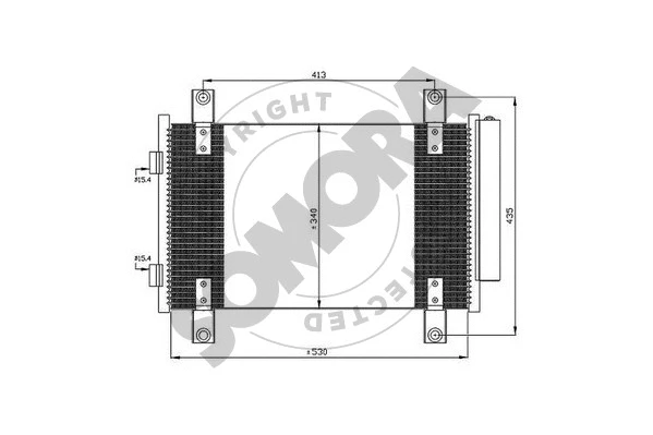 Condenser, air conditioning (084160B)