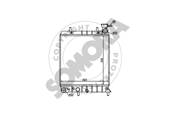Radiator, engine cooling (131240)