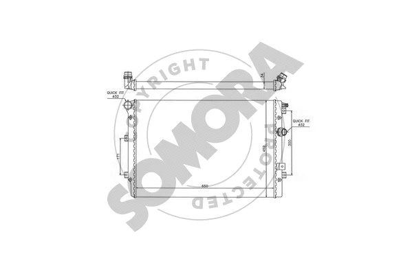 Radiator, engine cooling (359040)