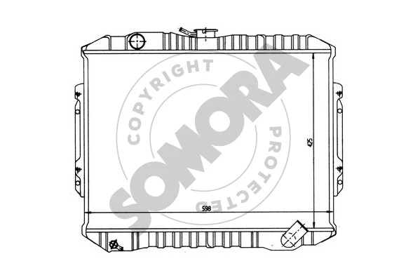Radiator, engine cooling (183040)