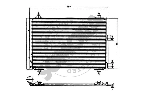Condenser, air conditioning