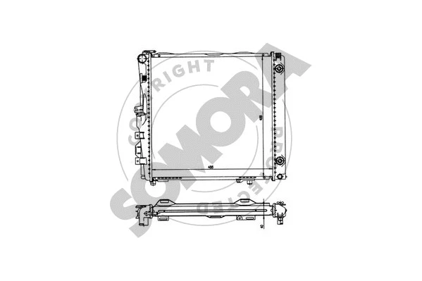 Radiator, engine cooling (174040)