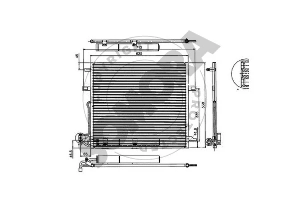Condenser, air conditioning (170260)