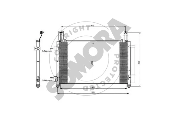 Condenser, air conditioning (060260)