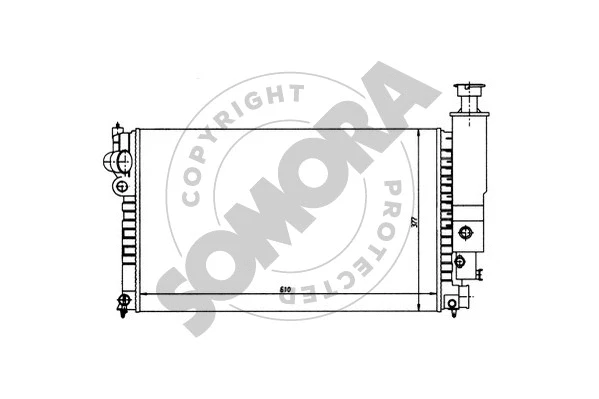 Radiator, engine cooling (223145)