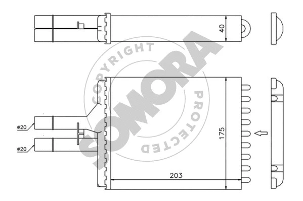 Heat Exchanger, interior heating (210450)