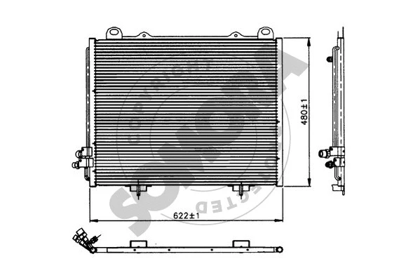 Condenser, air conditioning (170660)