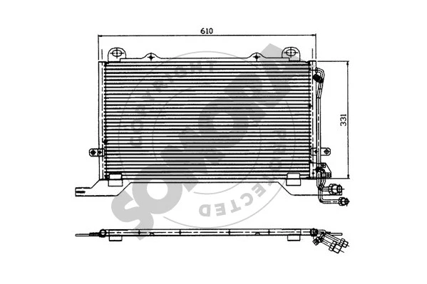 Condenser, air conditioning (170660A)