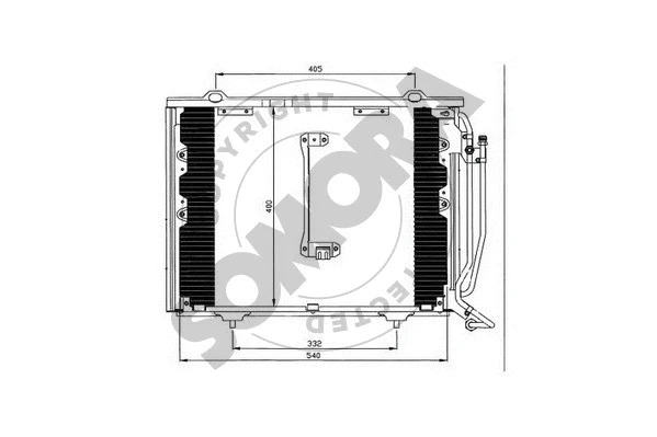 Condenser, air conditioning (171260B)