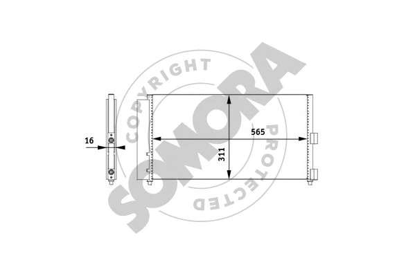 Condenser, air conditioning (088060C)