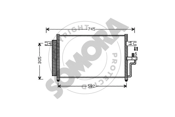 Condenser, air conditioning (131260B)