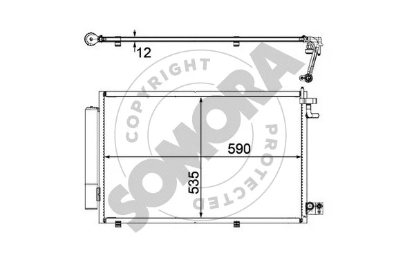 Condenser, air conditioning (092760)