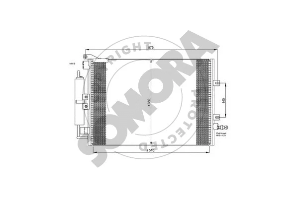 Condenser, air conditioning (241160A)