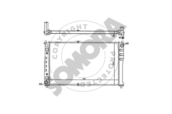 Condenser, air conditioning (115060A)