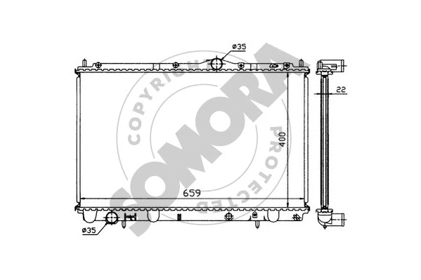 Radiator, engine cooling (361240)