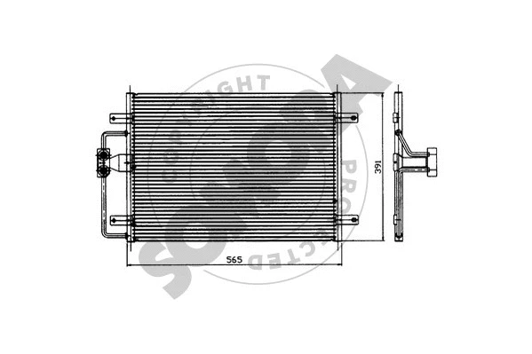 Condenser, air conditioning (243060A)