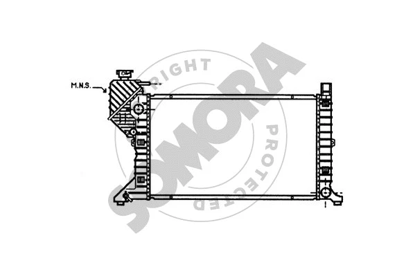 Radiator, engine cooling (172240)