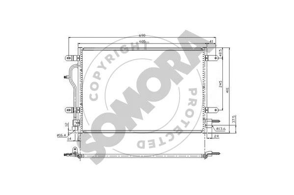 Condenser, air conditioning (021560)