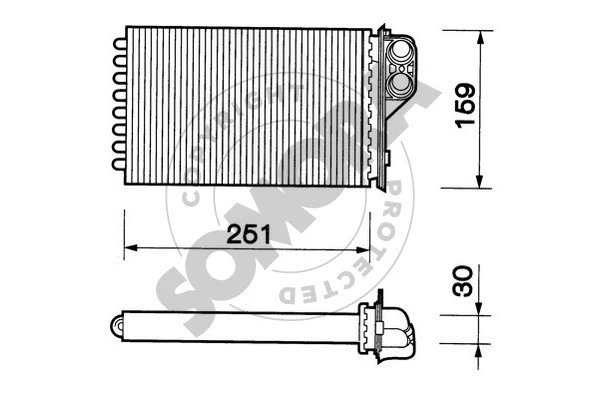 Heat Exchanger, interior heating (223150)