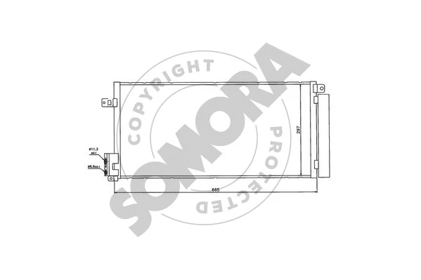 Condenser, air conditioning (212660)