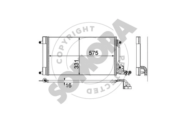 Condenser, air conditioning (355660)