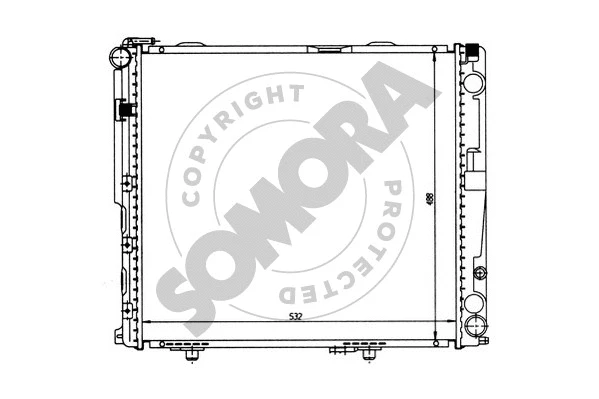 Radiator, engine cooling (170542)