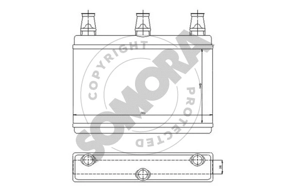 Heat Exchanger, interior heating (041350)