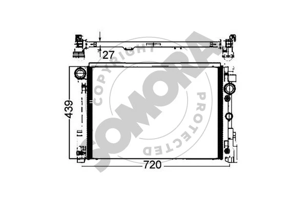 Radiator, engine cooling (171440)